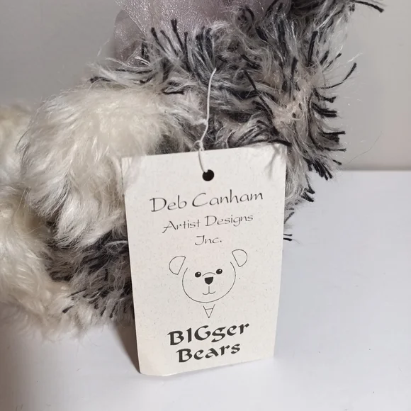 Deb Canham bigger bear Mohair Limited Edition Mischief Cat #13 Of 200 Grey - Picture 6 of 8